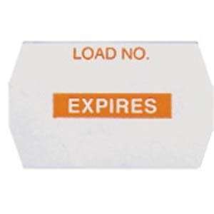  Orange “ Expires“ Load Record Label Health & Personal 