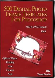 500+ DIGITAL PHOTO FRAME TEMPLATES FOR PHOTOSHOP