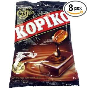 Kopiko Snack Candy Coffee Bag, 5.29 Ounce (Pack of 8)