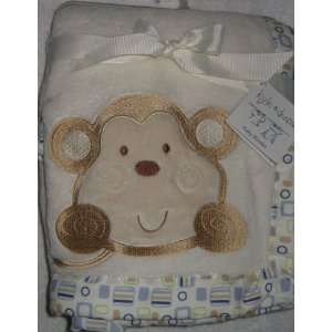  kyle & deena Ultra Soft Baby Blanket Monkey Baby