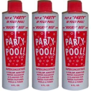   Party Pool Color Additive Rockin Red 47016 00010 Patio, Lawn & Garden