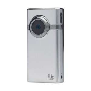  Chrome Flip MinoHD Camcorder With 4GB Memory And 1.5 LCD 