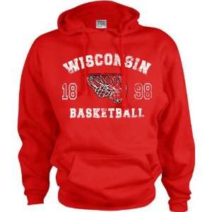  Wisconsin Badgers Legacy Basketball Hooded Sweatshirt 