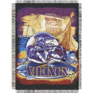 Minnesota Vikings Woven Tapestry NFL Throw (Home Field Advantage) by 