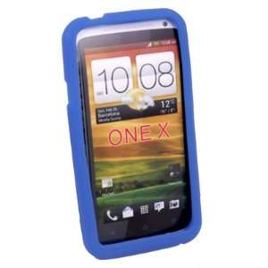  NEW Blue Silicone Soft Gel Skin Case Cover for HTC Edge 