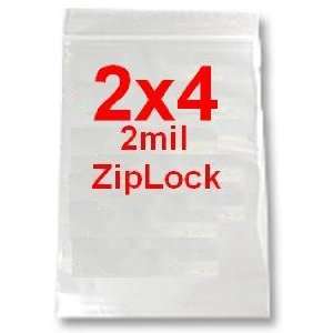   Clear Ziplock Bags 5,000 Baggies 2x4 Jewelery Dime Plastic Poly