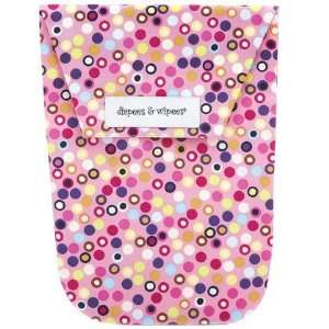  Diapees and Wipees Accessory Bag   Hot Dot Baby