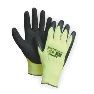 HONEYWELL 400 S Coated Glove,Rubber,Hi Vis Yellow,S,Pr 