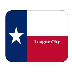  US State Flag   League City, Texas (TX) Mouse Pad 