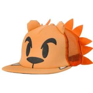 Neff Lion Orange Snapback Trucker Hat 