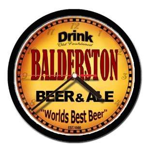 BALDERSTON beer and ale wall clock 