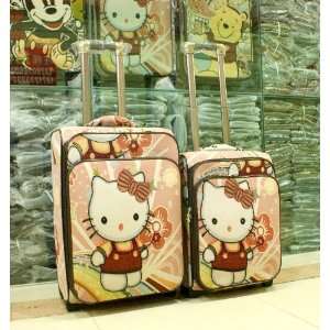  24 Inch/hello Kitty Pink Red Cover Luggage Bag Baggage 