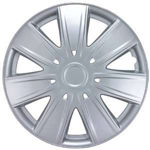    15S/L 15 Silver ABS Plastic Wheel Cover   Pack of 4 Automotive