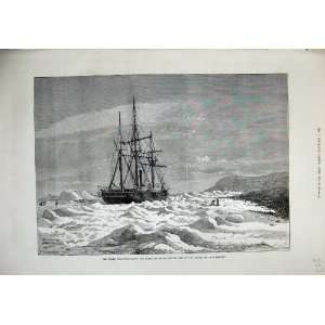   1876 North Pole Expedition Alert Ship Ice Cape Beechey