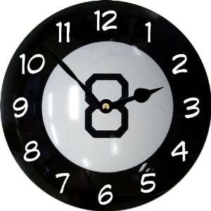 Rikki KnightTM Pool Ball 8 Art Large 11.4 Wall Clock   Ideal Gift for 