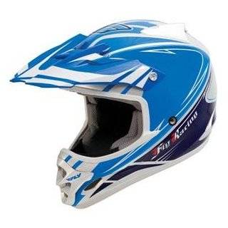  Fly Racing Trophy Helmet   2009   X Large/White/Blue 
