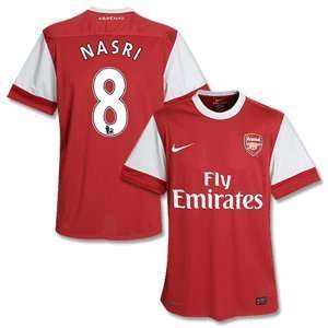  10 11 Arsenal Home Jersey + Nasri 8