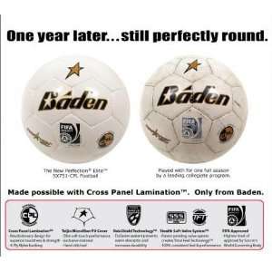  Perfection Elite Teijin Microfiber Soccer Balls WHITE/GOLD 