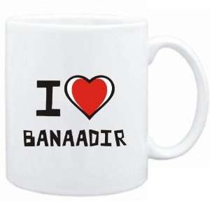  Mug White I love Banaadir  Cities