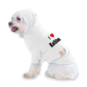  I Love/Heart Kathleen Hooded (Hoody) T Shirt with pocket 