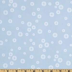   Print Bubbles Powder Blue Fabric By The Yard Arts, Crafts & Sewing