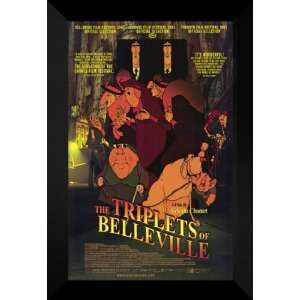  The Triplets of Belleville 27x40 FRAMED Movie Poster