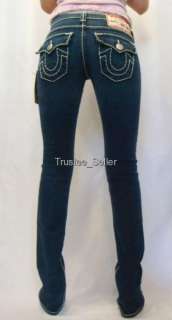 NWT True Religion Brand Jeans Billy White Super T Edge Stitch Del Mar 