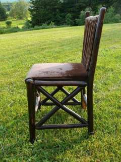 OLD HICKORY CHAIR BASKET WEAVED PROJECT SOLID FRAME  