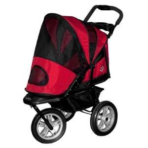 Pet Gear AT3 All Terrain Dog Stroller Red Poppy to 60#  