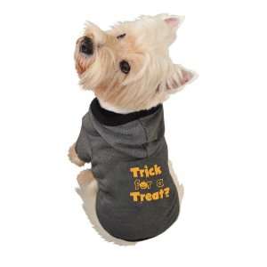   and Meow Dog Hoodie, Trick for a Treat, Black, Large