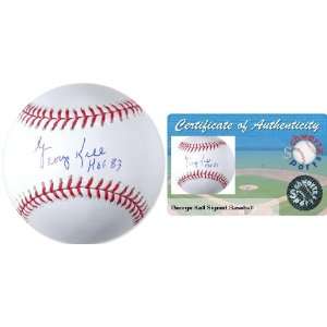  George Kell Signed MLB Baseball w/HOF83 Sports 