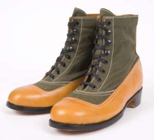 WWII GERMAN DAK TROPICAL LOW BOOTS  