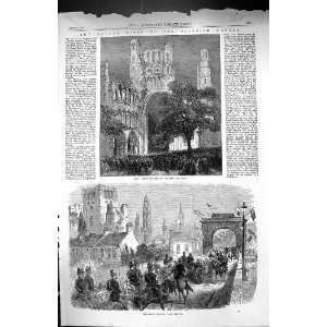  1867 Queen Visit Scottish Borders Kelso Abbey Illuminated 