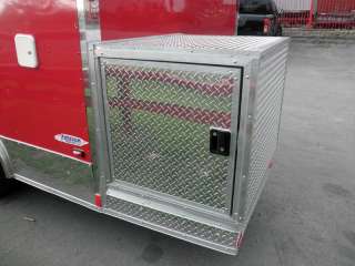 NEW 8.5 X 14 RED ENCLOSED V NOSE CONCESSION FOOD TRL  