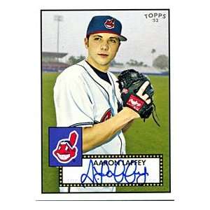 Aaron Laffey Autographed / Signed 2007 Topps Card