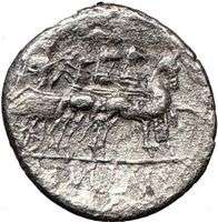 Roman Republic L. Manlius Torquatos 82BC SULLA in CHARIOT Ancient 