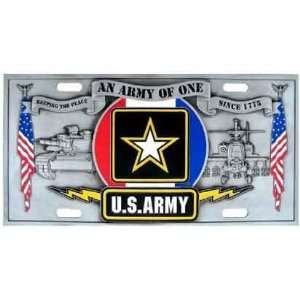  New   Army   3D License Plate by American Metal Kitchen 