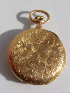 RRR Antique hand engraved 18k gold case Lip Chronometer pocket watch 