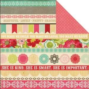  This & That Graceful Double Sided Cardstock 12X12 Border 