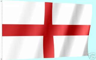 ST GEORGE CROSS FLAG of ENGLAND 3 x 5 banner  