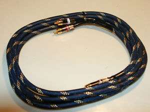   TIGHT, DEEP BASS 3 meter Subwoofer cable Tributaries Silver Series