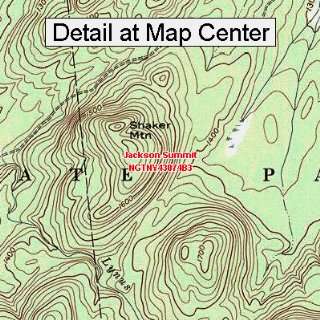   Map   Jackson Summit, New York (Folded/Waterproof)