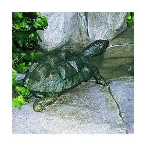  bronze turtle for use w fountain pond or yard art New 