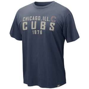   Chicago Cubs Navy Blue Just Outside Organic T shirt