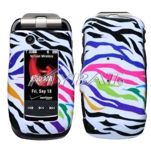  Cuffu   Colorful Zebra   Motorola V860 Barrage Case Cover 