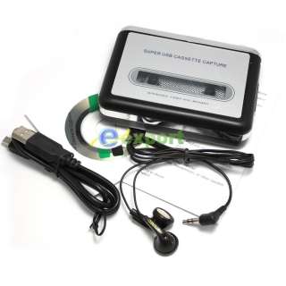 Portable Tape to PC Super USB Cassette to  Converter Capture  