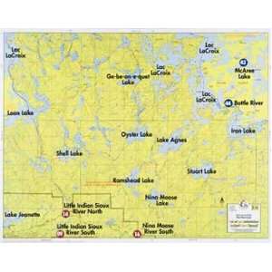 Fisher BWCA/Quetico Canoe Map Number 16 