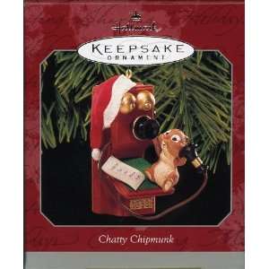   Hallmark Keepsake Ornament Chatty Chipmunk 1998 QX6716