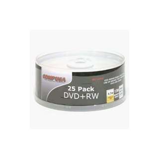    2.4x DVD+RW Media, 120 Minute / 4.7GB, 25 Pack Electronics