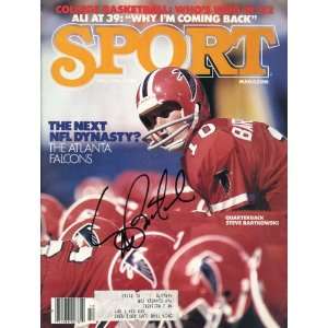  Steve Bartkowski Autographed Sport Magazine   Dec. 1981 